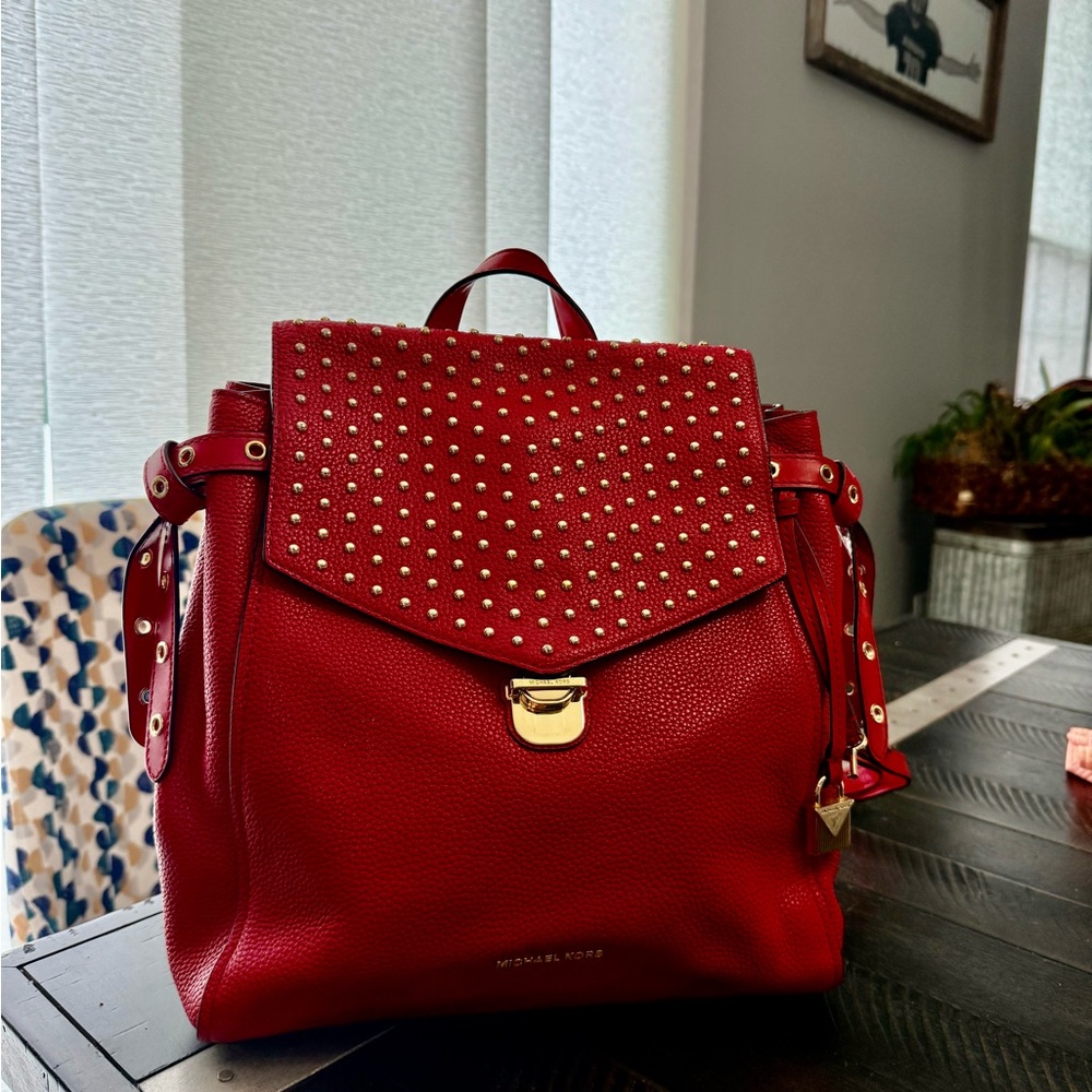 Michael Kors Scarlet Studded Backpack